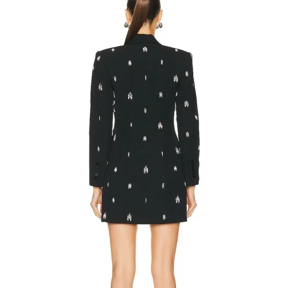 ALC Declan Embellished Tuxedo Dress - Picture 2 of 7